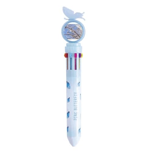 Stylo à bille rétractable multicolore motif cerisier pour photo