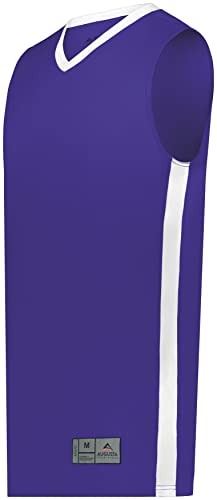 Youth Match-Up Basketball Jersey Purple/White M