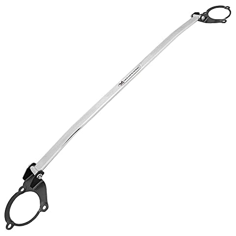 UrMarketOutlet Megan Racing MR-SB-TCA15FU-1P Steel/Aluminum Polish Front Upper Race Spec Strut Tower Brace Bar Cover