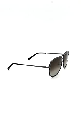 Salvatore Ferragamo SF 278S 069 Dark Ruthenium Metal Navigator Sunglasses Dark Grey Classic Lens