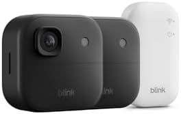 Blink Außenkamera 2K+ (neueste Generation) – Kabellose, intelligente Sicherheitskamera, 2K-Videoauflösung, bis zu zwei Jahre Batterielaufzeit. Sync-Basismodul enthalten – 2-Kamera-