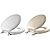 Mayfair 815CP 000 Soft Toilet Seat with Premium Chrome Hinges that will Never Loosen, ROUND, White & Mayfair 15EC 006 Removable Soft Toilet Seat that will Never Loosen, ROUND - Premium Hinge, Bone