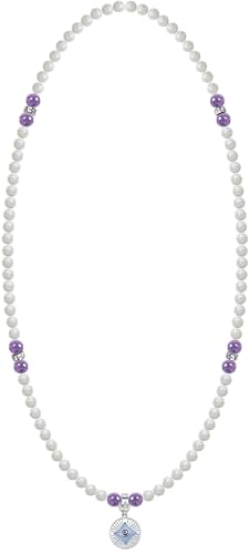 Image of Five Elements 18K Gold Vermeil 3 Layered Crystal Gemstone Beads Bracelet & Necklace for women Solid 925 Sterling Silver 18K Gold or White Gold Plated jewelry