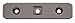 CRL Oil Rub Bronze Base Plate Only for Prima Hinges