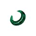 Uni Craft's Natural Green Aventurine Gemstone Naga Body Piercing Handmade Jewelry Gauges, Customized Sizes (7 G (3.5 mm), Pincher)