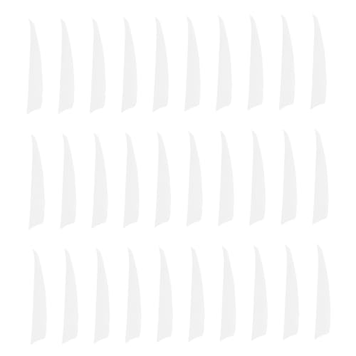 EXAOMBLE 30pcs Turkey Shield Fletching Arrows Tail for Archery Replacement Arrow Tail for Better Control and Precision Shooting