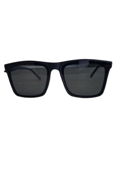 indifabro Latest Black Matte Finish Frame Retro Square Stylish Sunglasses, Goggles For Men's and Women's UV protected -Pack of 1-picture-12