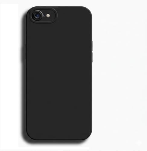 KK KENIK Silicone Case for iPhone SE 2020/2022 iPhone 8/7 Soft-Touch Shockproof DustProof Antiskid Phone Cover for iPhone SE 2nd 3rd Generation (Black)