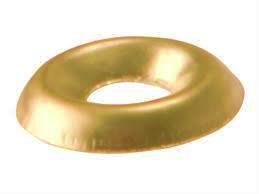 (1500pcs) #8 Finishing Cup Washers Brass, Ships Free in USA by Aspen Fasteners