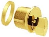 C.R. LAURENCE DRA60PB CRL Polished Brass Thumbturn Cylinder