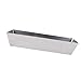 Hilitand 14 Inch Mud Pan, Stainless Steel Drywall Tool Tray for Mixing Cement Mortar Putty and Paint, High Strength Smooth Surfaces