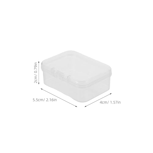 Mini contenants en plastique à charnière pour ne plus perdre vos petits bijoux