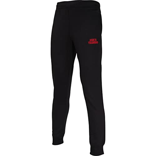 asics - pantalon de survêtement homme - noir - XS