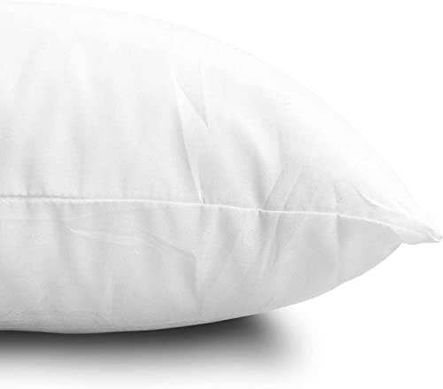 Image of Pillow Hollow Fiber Filled Extra Super Soft and Fluffy White Pillows | Fiber Sleeping Pillow | Ideal for Side, Back & Stomach Sleepers | Pack of 1 (24 x 16 Inches)