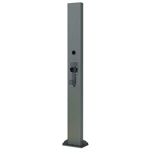 Electric Vehicle Charger Stand, Electric Vehicle Charger Stand - Indoor/Outdoor EV Charging Station Pedestal with Cable Organizer and Charger Connector Holder for Electric Car Charging