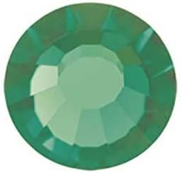 1440 Pieces SS16 Preciosa Viva 12 Flat Back Hotfix 438 11 612, Green Turmaline