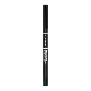 COVERGIRL Exhibitionist 24-Hour Kohl Eyeliner, Black, Gel Eyeliner, 0.04 Fl Oz,Black Eyeliner, Long Lasting Eyeliner, Gel Eyeliner Pencil, Glides On, Waterproof Eyeliner