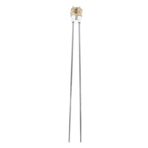 Jeffergarden Sonda de Electrodo de Nivel de Agua de 2 Pines, Acero Inoxidable de Latón PTFE, Evita la Quema en Seco de la Caldera, Fácil Instalación para Detección de Agua Industrial