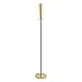 Produktbild EGLO Stehlampe Pinto Gold, 1 flammige Standleuchte, Standlampe aus Stahl, Farbe: schwarz, gold, Glas: klar, gold, Fassung: E27, inkl. Trittschalter