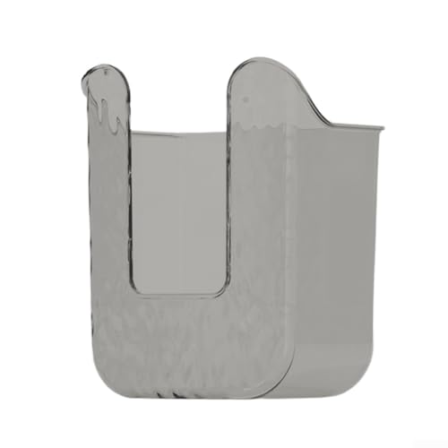 Práctica caja de toallitas húmedas para uso en cocina y baño (gris)