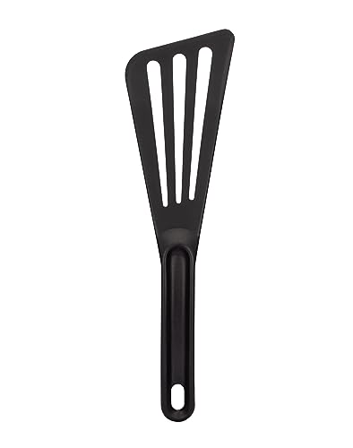 Image of Matfer Bourgeat Exoglass High Temperature Pelton Spatula, Black