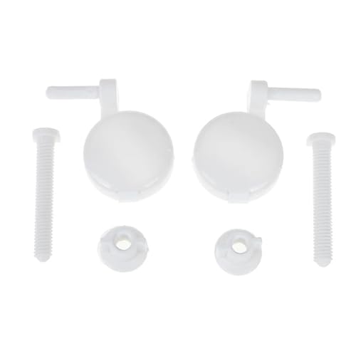 Tornillos para bisagras de wc y kit de fijación de repuesto para tapa de inodoro universal 2