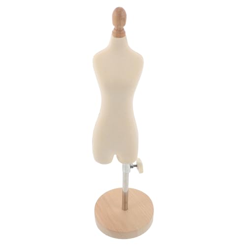 Maniquí de costura mini con piernas base de madera para diseño de moda 2