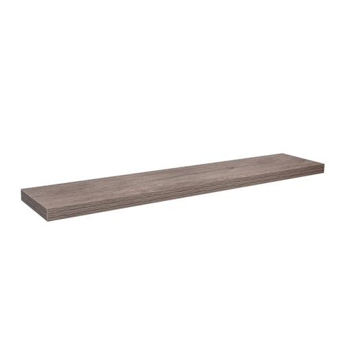 Velano - Bücherregal Wand - Wandregal 118x23.5 cm - Regal Wand - Schweberegal - Hängeregal - Regalbrett - Braun Eiche - Küchenregal - Bücherregal Kinder - Deko Wohnzimmer - Gewürzregal Wand Velano - Bücherregal Wand - Wandregal 118x23.5 cm - Regal Wand - Schweberegal - Hängeregal - Regalbrett - Braun Eiche - Küchenregal - Bücherregal Kinder - Deko Wohnzimmer - Gewürzregal Wand