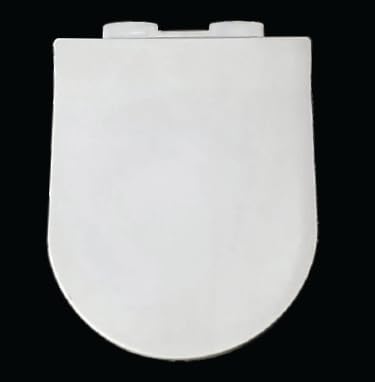 Image of Toilet Seat Cover | PVC Commode Seat Cover | White Color | Easy Installation | Durable, Flexible, Universal Fit Toilet Seat Cover (17x13x1 Inch)