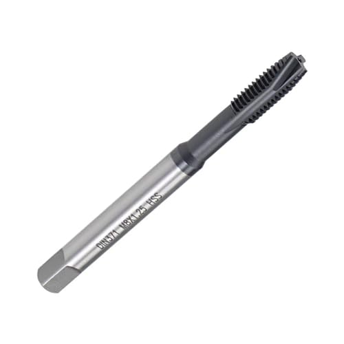 Macho de roscar Unifizz M8 para reparar roscas dañadas sin esfuerzo con punta espiral TICN 4
