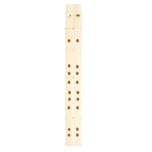 KANLVU Doble Soplo Flauta De Bambú Flauta Dulce Para Niños Adultos Flauta Soprano Digitación Alemana Principiante Flauta Arpa Para Clases De Música Práctica En Casa(G key/G key)