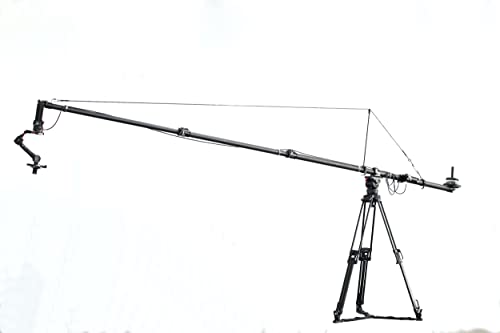 Image of Teris JQ50-II Carbon Fiber Mini Jib | Fully Extends to 16' | Supports up to 20 lbs | Designed for Use of Handheld Gimbals