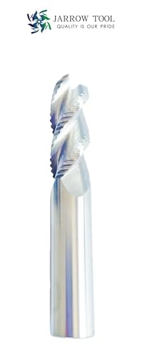 Image of 1PCS 1 /2 inch Carbide Roughing End Mill for Aluminium - HRC50-3 Flute - 1 /2 * 1 /2 * 1 /4 Shk Dia, 3 inchOal