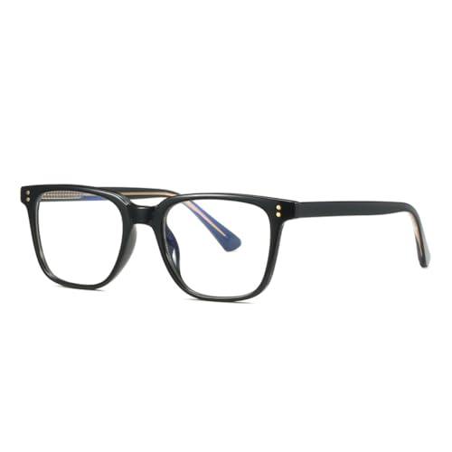 Lunettes en plastique et titane rétro unisexes monture rivets élégante