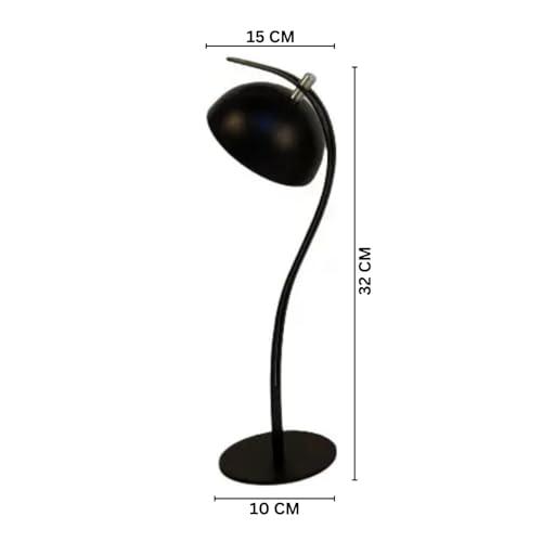 Image of NYRWANA Table Lamp for Study Room, Study Lamp, 3 Modes Touch Control LED Desk Lamp, Study Table Lamp, Lamp Light for Study, Gifts for Family & Friends, Desk Lamp - USB-C Rechargeable (Black)