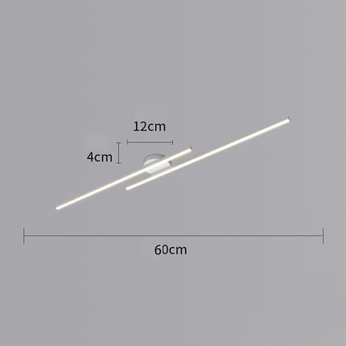 Lámpara de techo largo lineal LED decorativa para salón comedor con estructura dorada de 120cm 6
