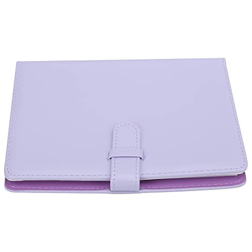 128 Tasche PU Porta Biglietti da Visita per Album Fotografico Digitale Universale per Mini viola