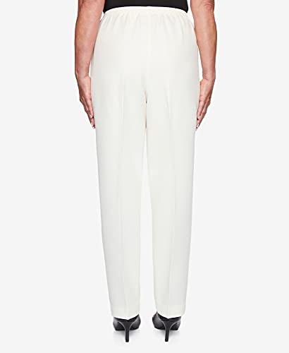 Alfred Dunner Women's Classic Textured Short Length Pant4
