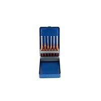 GEDORE Splint driver set incl. PVC holder, 6-piece, long shape, steel/lacquer, silver/copper
