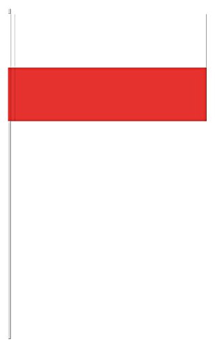 Preisvergleich Produktbild partydiscount24 10 x Papierfähnchen Polen