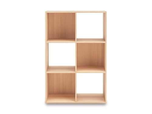 Signature Design by Ashley Piperton 6 Cube Storage Organizer, Cubby Shelf - image 5