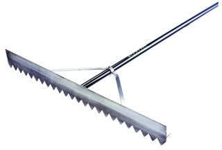 Midwest Rake 56936 ProTurf Lute/Rake, 82", 36", Blue Aluminum Handle