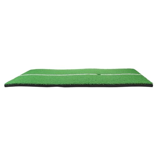 KICHOUSE Indoor Practice Swing Mat Golf Hitting Pad Swinging Cushion Floor Protection 30x60cm Black