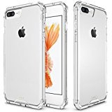 iPhone 7 Plus Case, Teelevo [Scratch Resistant] Clear PC Back Panel + TPU Bumper [Drop Protection / Shock Absorption] Raised Bezels Protective Cover for iPhone 7 Plus (2016) - Clear