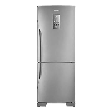 Refrigerador Panasonic BB53PV3X Frost Free 425L Aço Escovado Refrigerador Panasonic BB53PV3XA 110v