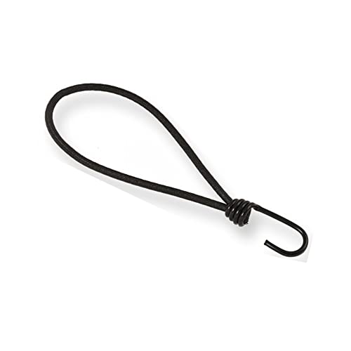 25 pièces élastique avec crochet 20cm tendeur extenseur bâche avec boucle crochet spirale 200mm Ø 6mm boucle expanseur noir Cover