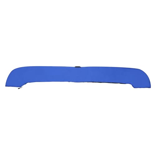 X AUTOHAUX Round Frame Bimini Top Storage Boot Cover with Light Hole Boat Bimini Storage Bag 600D Polyester Canvas Sun Resist Blue 97"-103" Width Universal for 3 Bow 4 Bow
