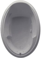 aquatic 3366421-st ariel ii 66"x42"x23" acrylic whirlpool tub