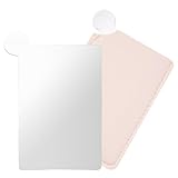 TEHAUX Mini Stainless Steel Makeup Palette with Integrated Mirror for Convenient Color Mixing on The Go
