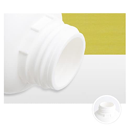Image of Othmro 10pcs 8.45oz /250ml Plastic Bottles, Lab Cylindrical Chemical Reagent Bottle, Wide Mouth Laboratory Reagent Polyethylene Bottle, Sample Sealing Liquid Storage Container for Food Storage White
